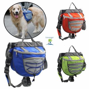 Marsupio Accessori per animali domestici di alta qualità Impermeabile Zaino per animali in nylon regolabile Borsa da sella per cani per viaggi escursionistici con cani di grossa taglia