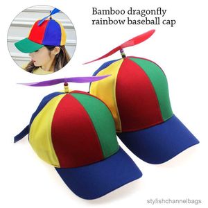 Czapki z daszkiem Rainbow Bamboo Dragonfly Czapka z daszkiem Funny Propeller Adventure Dad Hat Snapback Hat Cap