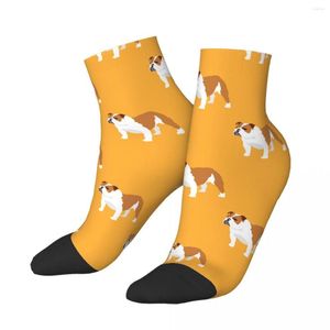 Herrensocken, Polyester, niedrige Röhre, Cartoon-Mops-Hund, atmungsaktiv, lässig, kurze Socke