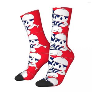 Herrensocken, lustige verrückte Socken für Männer, Eagleland-Baseballteam, Hip-Hop, Vintage-Earthbound-Mutter-RPG-Spielmuster, bedruckt, Jungen-Crew