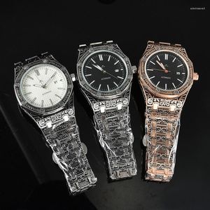 Wristwatches 2023 PP Men's Mechanical Watch High Quality Brand Designer Luxury Waterproof Retro Clock Orologio Meccanico