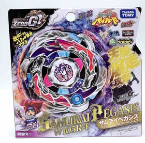 Spinning Top Tomy Samurai Pegasis W105R2F Pegasus Bey BBG26 ZeroG Beyblade AS KIDS TOYS 230512