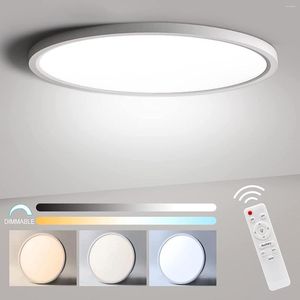 天井のライト20インチ大型ランプスマートアプリ/部屋の調光パネルライトリビングキチェンランプ用のリモコンLED