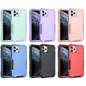 3in1 Case di difensore per servizio pesante di grado di grado militare di grado militare per iPhone 15 14 13 12 Pro Max 8 più Samsung S23 Fe S24 Ultra A14 A24 A54 Google Pixel 7A 8 Pro 8 Pro