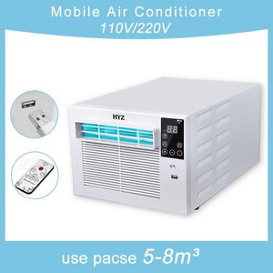 Fans 1100W Mobile Air Conditioner Portable Small Mosquito Net Air Conditioning Fan LED CONTROL PANEL MED REMOTE CONTROL 110V/220V