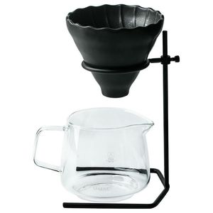 Narzędzia Ręcznie parzone filtr kawy z porcelanową porcelanową kawy V60 Parze Parging Pleń na kawa czajnik kroplny stojak na kubek 700 ml