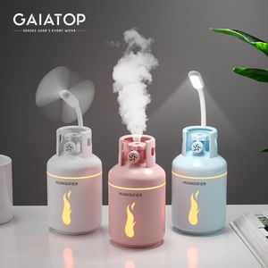 Apparater gaiatop bärbara luftfuktare aromaterapi eterisk olja diffusor skrivbord USB luftfuktare minisprutbil tyst diffusor