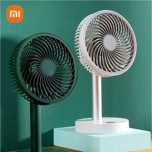 Вентиляторы Xiaomi 4-скоростной мини-USB настольный вентилятор Персональный портативный охлаждающий вентилятор с регулируемым углом вращения на 360 градусов для офисных домашних путешествий