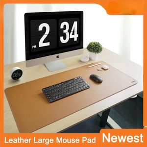 Fareler YouPin Miiiw 900*400mm Büyük Boy Deri Cork Mouse Pad/Masa Mat Doublibled Su Geçirmez Yumuşak ve Dayanıklı