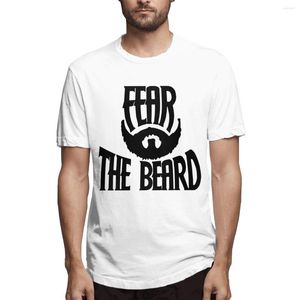 Männer T Shirts Angst Der Bart Gedruckt Streetwear 2023 Sommer Herren Hip Hop Casual Kurzarm Top T Männliche T-shirts