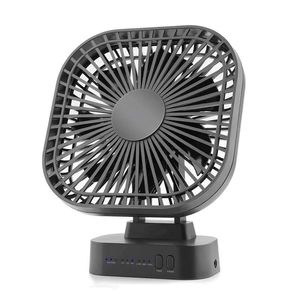 Fans Mini USB Fan Rechargeable Battery Fan with Timer Strong Wind 3 Speed Desktop Portable Quiet Office Camping Outdoor Drop Shipping