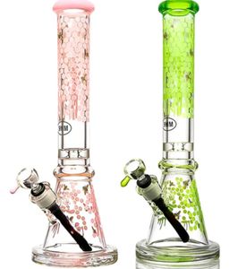 Vintage Premium Glass Bong Water Hookah Tubos com tigela de 16 polegadas de 9 mm Factory Glass Made pode colocar o logotipo do cliente pela DHL UPS CNE