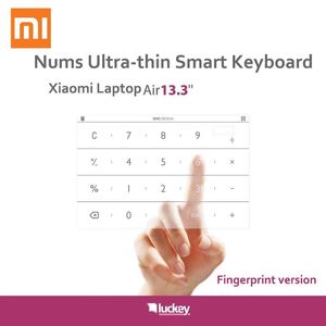 Tillbehör xiaomi nums ultratin smart tangentbord xiaomi bärbar dator luft 13.3 tum silver fingeravtryck version intelligent effektiv för smarta hem