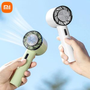 Fans Xiaomi Portable Handheld Fan Refrigeration Cooling 2200mAh Battery USB Rechargeable Mini Fan Cooler Outdoor Air Conditioner