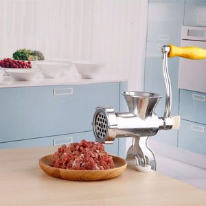 Mills Manual Mincer Meat Grinder Food Sausage Maker Gadget Spice Chili Grinding Machine Aluminum Alloy Mincer House Kitchen Tool