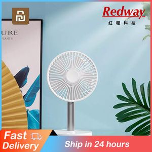 Fans Jipin Desktop Fan 4000mAh Battery Capacity 4 Mode Portable Rechargeable Fan Home and Office Low Noise USB Charging