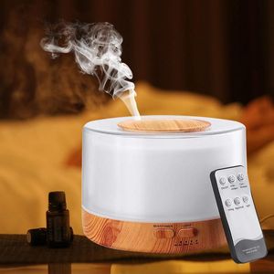 Apparater elektriska luftfuktare luft diffusor aroma luftfuktare olje diffusor ultraljud träkorn USB mini mist maker led ljus