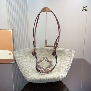 Designer-Taschen, die Tote-Luxus-Handtaschen, Strandtasche, Lafite-Strohtasche, groß, zum Einkaufen, für Damen, Sommer, Urlaub, Schulter, Orange, Blau, Schwarz