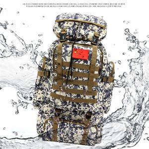 Mochilas Mochila Mochila Deporte Camping Senderismo Camuflaje Molle hombro Camo Bolsa impermeable Táctica para hombre Gran capacidad Waterp3173