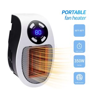 Ventiladores aquecedor elétrico mini ventilador aquecedor 500w aquecedor de parede portátil cerâmica aquecimento radiador corpo mão mais quente ventilador para escritório em casa