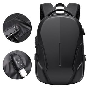 New arrival Fashion Backpack Men Multifunction Hard Shell 15 6 Inch Laptop Bag Waterproof Oxford Business Rucksack Notebook Back P257H