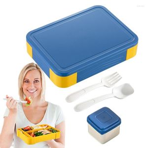 Bowls Bento Box Lunch Containers For Adults Kids Toddler Boxes With 6 Compartments Leak-Proof Microwave Safe