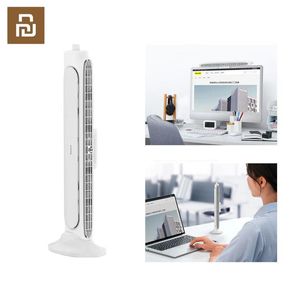 Fans YouPin Baseus uppfriskande Monitor Clipon Computer Fan Standup Desk Fan Mini Air Cooler Justerbar vinkel för hemarbete USB -fläkt