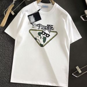 Summer Mens Designer Casual Man Womens Loose Tees with Letters Print Short Sleeves Top Sell Men T Shirt Size S-6XL