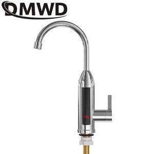 Aquecedores DMWD 110V/220V Torneira elétrica Aquecedor de água Exibir aquecedores de água quente instantâneos Aquecimento de água sem tanques de tanque