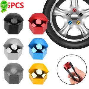 New Fashion New 5Pcs 17/19/21mm Car Wheel Nut Caps For Ford Ranger C-Max S-Max Focus Galaxy Mondeo Transit Tourneo Custom