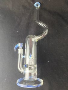 smoking glass, secret white,glass bong,18inches 18mm joint and 65mm width 2 inline percs to 4 inv splash with a marble add a secret white bowl