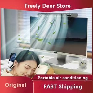 Humidifiers FreelyDeer Personal Adjustable Misting Air Cooler Night Light Quiet Table Portable Air Conditioner Cool Mist Humidifier Fan