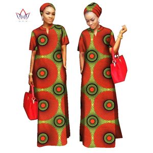 Partihandel Afrikanska klänningar för kvinnor Dashiki Ropa Africa Traditionell African Robe Long African Print Dresses WY843