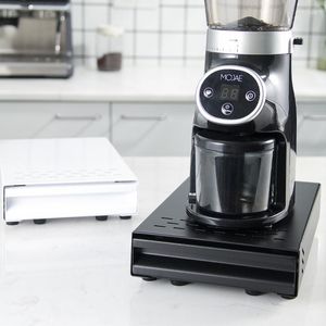 Bottiglie di stoccaggio Grind Pattumiera Per Barista Caffè -Knock Box assorbente Cucina Coffeeware Bar Motivi Contenitore Spessa