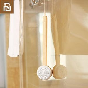 Massager Youpin Body Bath Brush podwójna 2in1 Silikon Masaż łazienki szczotkowanie z Exfoliation Spa Smycz prysznic długi uchwyt