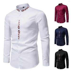 Men's Casual Shirts Men Autumn Winter Single Breasted Name Brand Breast Cancer For Short Sleeved