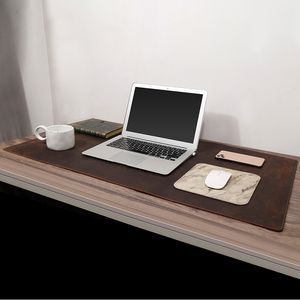 Tangentbord och musläderdyna litet medium stort dermal kontorsskrivmatta för stationära datorer bärbara datorer