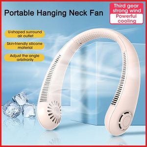 Fans Portable Hanging Neck Fan Mini Bladless Cooler USB uppladdningsbar Luftkonditioneringsstör