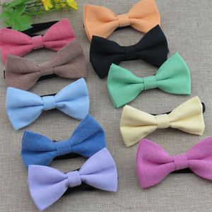 단단한 어린이 bowtie bab bow tie15 색상 조정 버클 아이 bowknot necktie occumpational tie for Christmas Gift231I