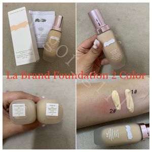 La Brand Foundation Skin Color Girl Face Makeup Product Whitening Oil Control The Soft Fluid Long Wear Foundation SPF20 30ml Liquid Foundation Cosmetics Makeup Logo
