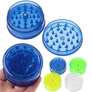 1pcs 3 layers Big Herb Grinder Smoking Accessories 60mm Tobacco Crush Plastic Grinders