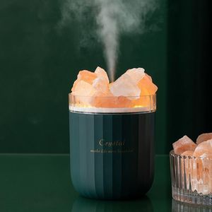 Umidificatori Umidificatore elettrico Diffusore di aromaterapia USB Wireless Crystal Aroma Diffusore di oli essenziali Umidificatore ad ultrasuoni Mist Maker