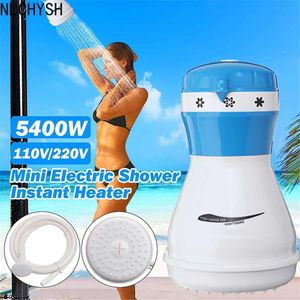 Heaters 5400W Electric Heaters With Shower Head Instant Water 110V/220V Non impounding Heaters Electric Water Heating for Bath