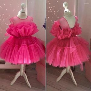 Kız Elbise Bebek Kız Giysileri Bebek Çocuk Düğün Prenses Elbise Zarif Doğum Günü Abiye Tül Nedime Akşam Parti Noel Vestidos