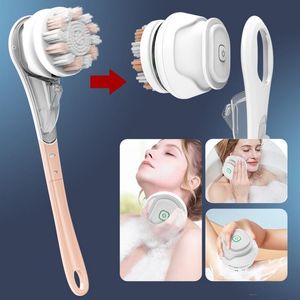 MASSAGER NUOVA PROCESSO MASSAGGI ELETTRICO PULIZIONE DEI PULIZIONE E SPOSTRA DELLA MANUSA LUNGA LUNGA BRUSH SILICONE PERCHITÀ PORTABILE DA PARTECA PORTABILE