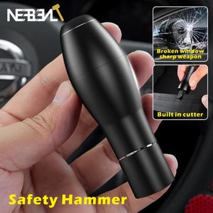 Hammer Mini Car Window Glass Breaker säkerhetsbälte Cutter Safety Hammer Lifesaving Escape Hammer Cutting Knife Blad Tool