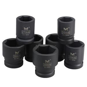 Contactdozen 1" Inch Impact Socket 25mm Square Hole Heavy Duty Pneumatic Tool Parts Air Sockets Metric 6Point 1746mm