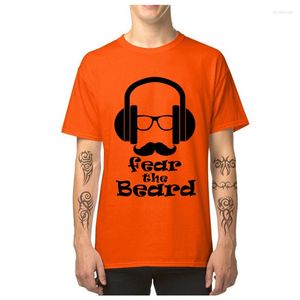 Erkek Tişörtleri Komik Tişörtler Erkekler Sakal Yatık Tee Filden Korku 2023 Yaz Müzik Üstleri Hip Hop Guys Tshirts Şaka Sokak Giyim Pamuk Tshirt