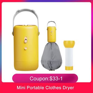 Appliances Portable Clothes Dryer Mini Dryer with Clothes Bag Multifunctional Travel Small Dryer for Underwear Panties Swimsuit Socks Shoes