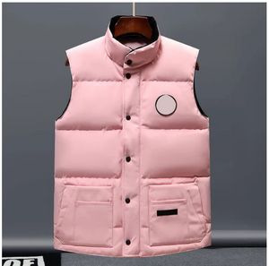 Down vest designer unisex couple warm men's and women's jacket sleeveless outdoor warm thick jacket